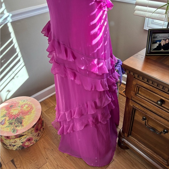 Women’s~ NWT~Gorgeous Orchid Ruffle Maxi Dress! 🌺 - Picture 5 of 16
